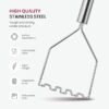 Kitchen Utensils Set - 10-Piece, Stainless-Steel Cooking Utensils - Image 2